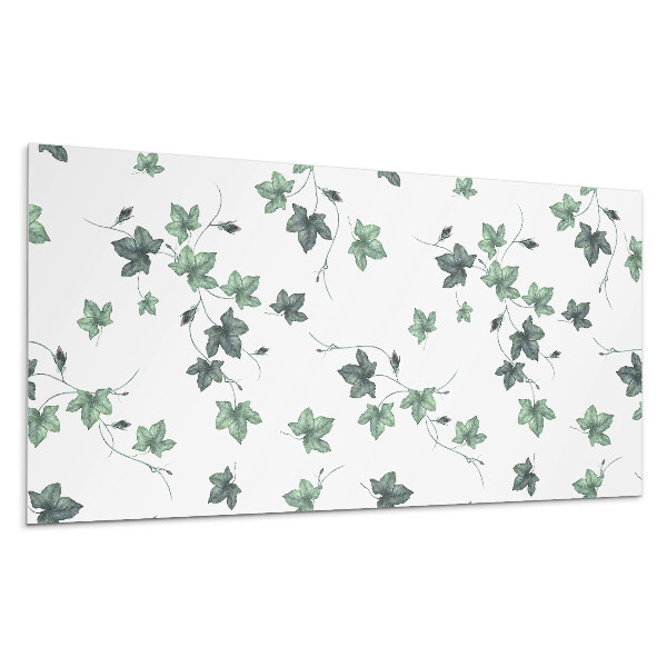 Dekorpanel falra Levelek világos háttér előtt