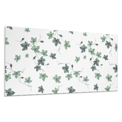 Dekorpanel falra Levelek világos háttér előtt