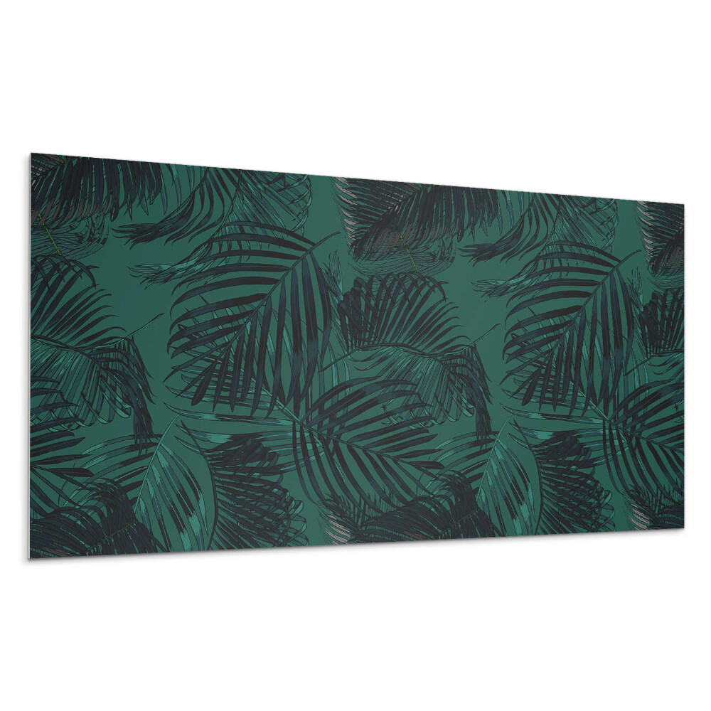 Dekorpanel falra Pálmalevelek a háttérben