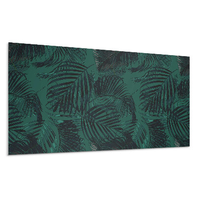 Dekorpanel falra Pálmalevelek a háttérben