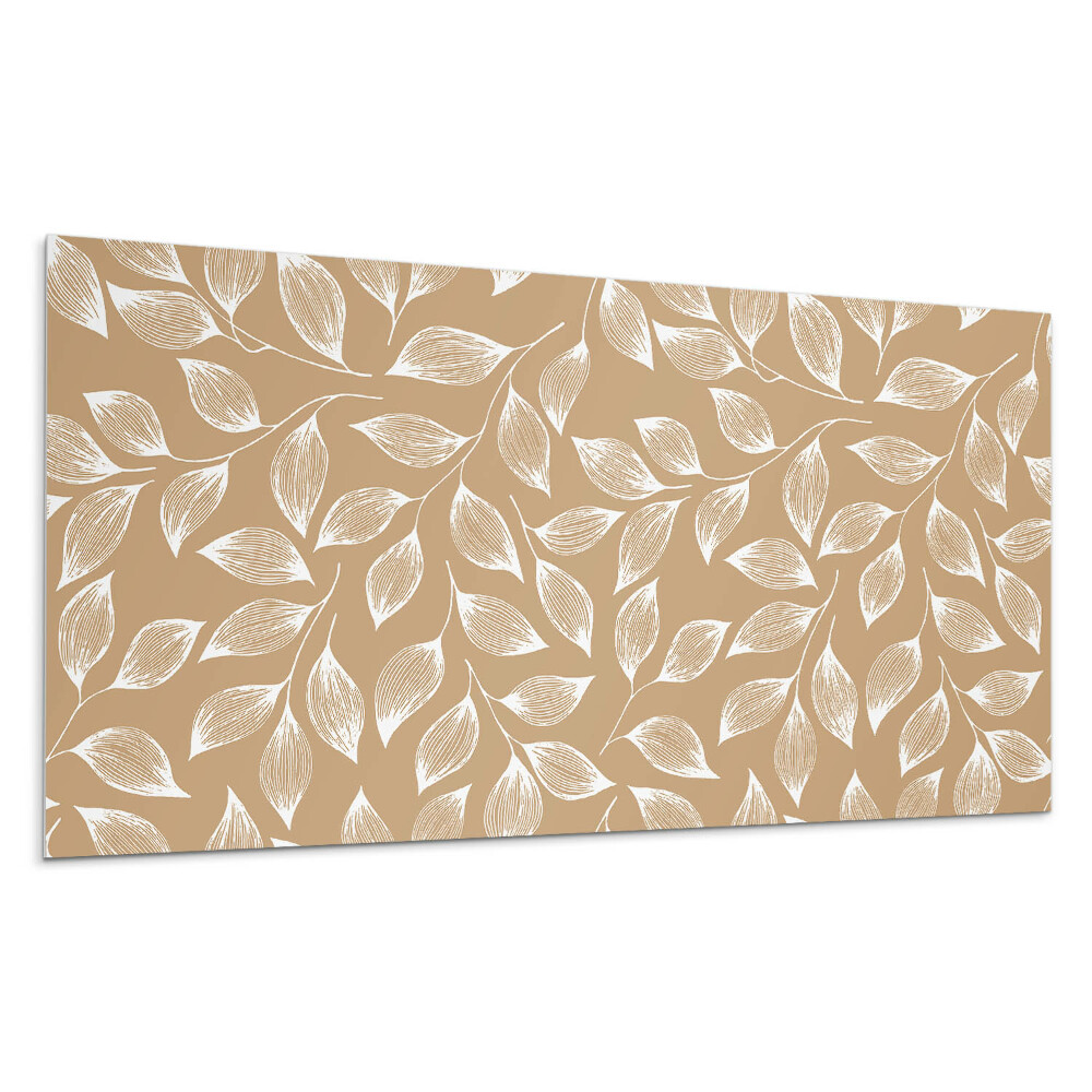 Dekorpanel falra Levelek texturált háttéren