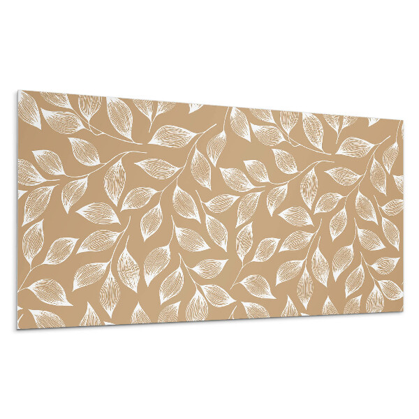 Dekorpanel falra Levelek texturált háttéren