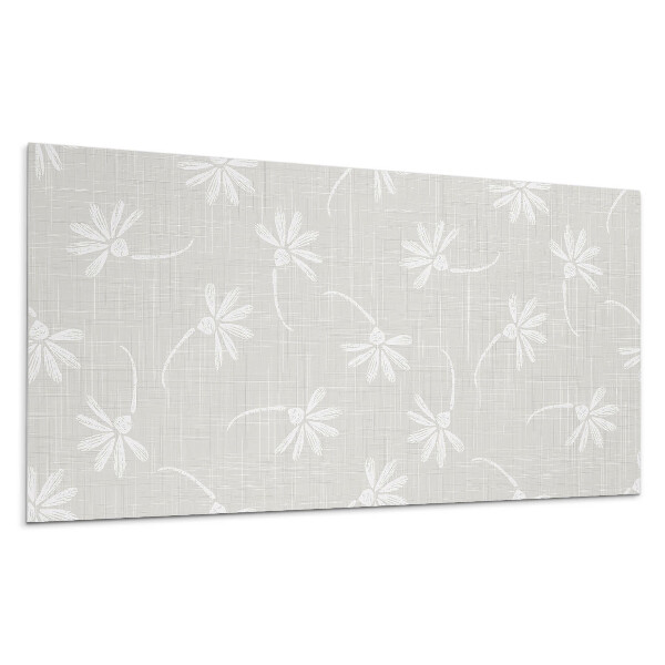 Dekorpanel falra Virágminta a háttérben