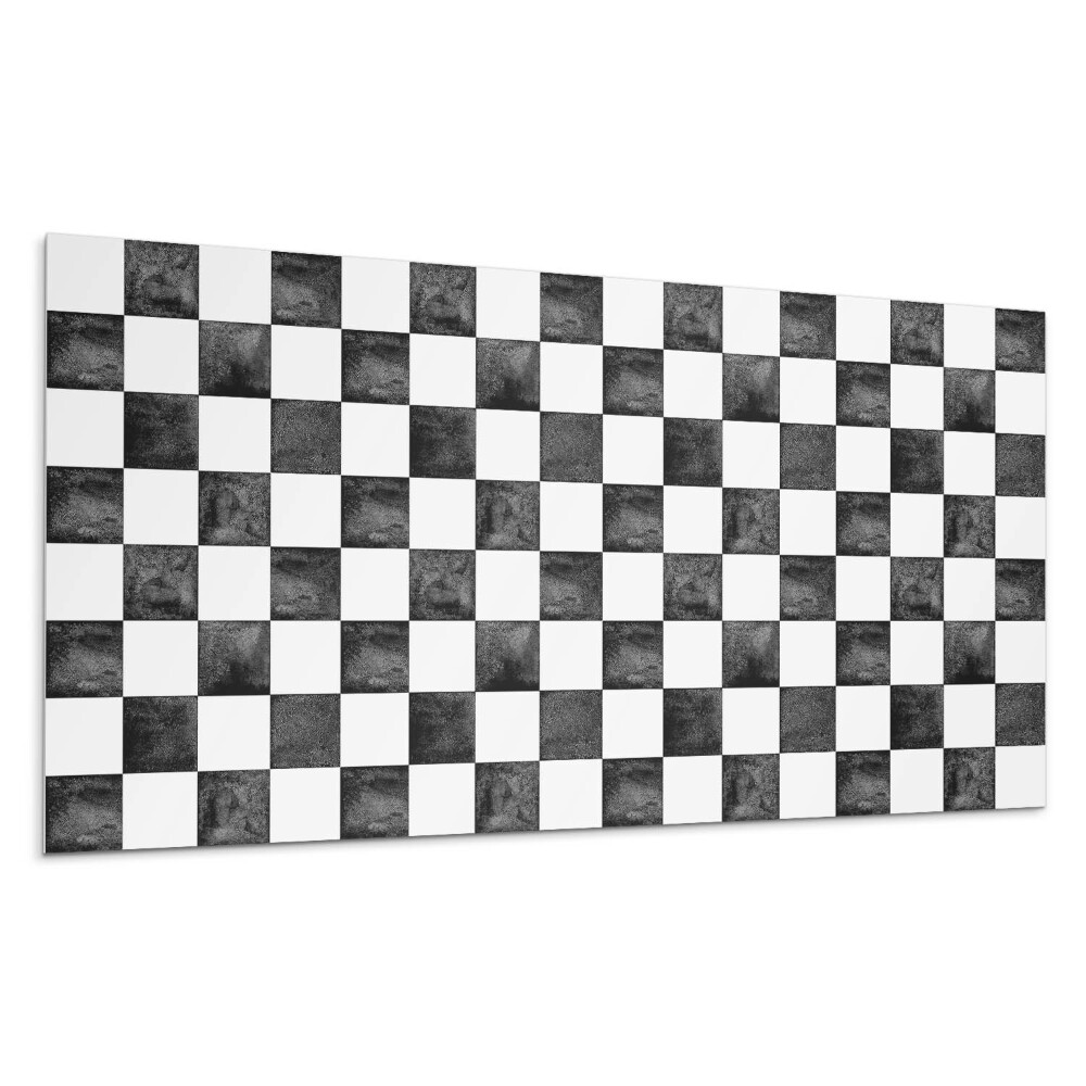 Dekorpanel falra Texturált sakktábla minta