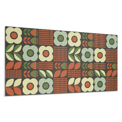 Öntapadó falburkolat Virágminták és figurák