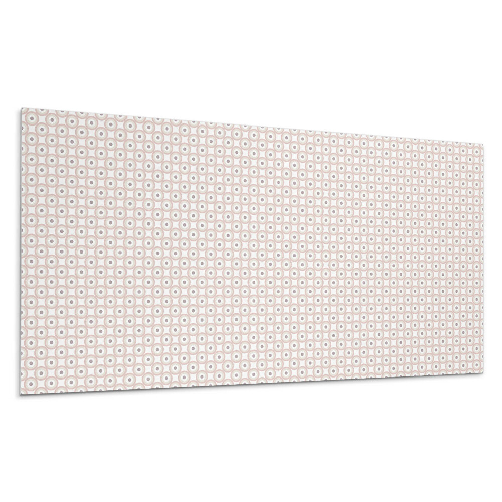 Pvc falpanel Minta körökkel rácsban