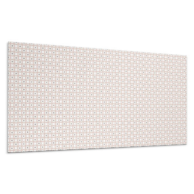 Pvc falpanel Minta körökkel rácsban