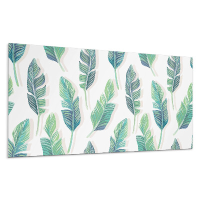 Pvc falpanel Levélminta a háttérben