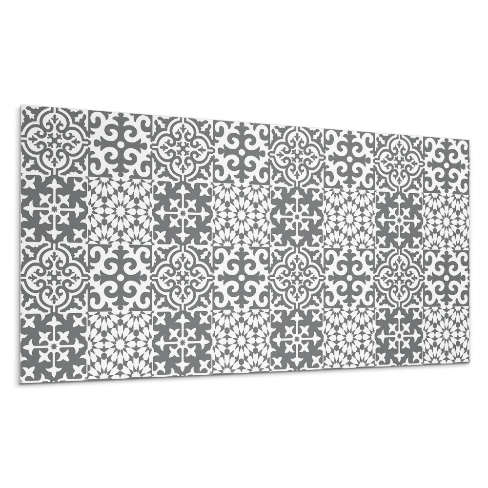 Dekorpanel falra Dekoratív minták a csempéken