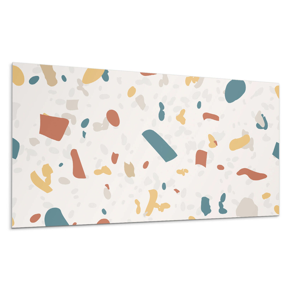 Falpanel Absztrakt minta formákkal