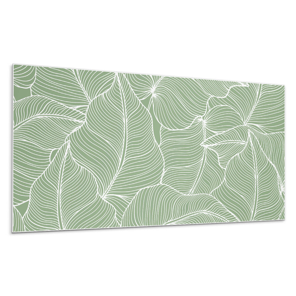 Dekorpanel falra Hullámos levélminta