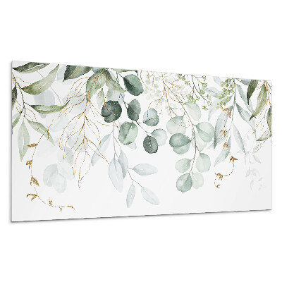 Dekorpanel falra Finom levelek és ágak