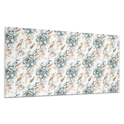 Dekorpanel falra Virágmintás növény