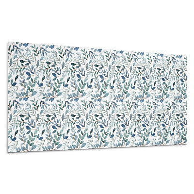 Pvc falpanel Levélminta a háttérben