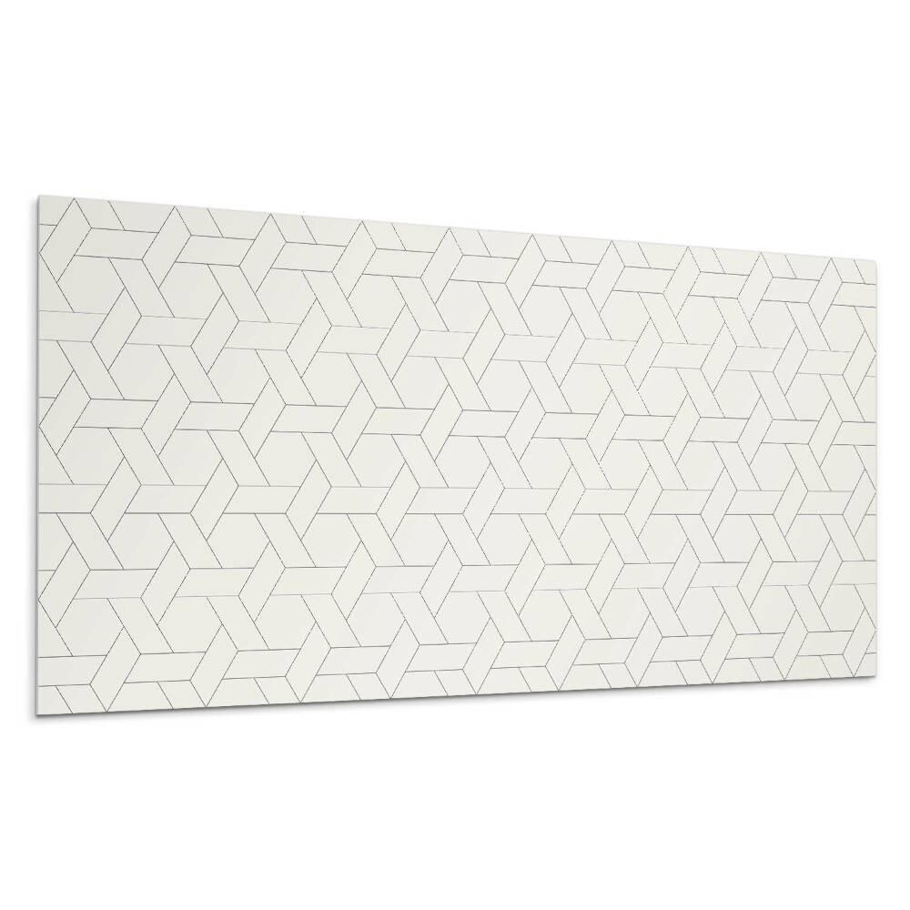 Pvc falpanel Geometrikus hatszögletű minta