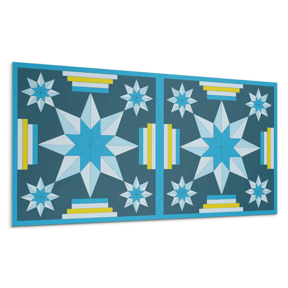 Pvc falpanel Geometriai csillagok elrendezése