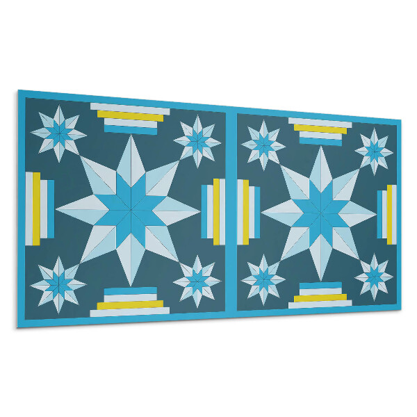 Pvc falpanel Geometriai csillagok elrendezése