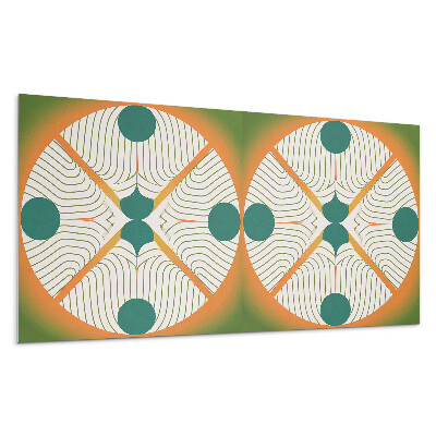 Falpanel Absztrakt kör alakú minta