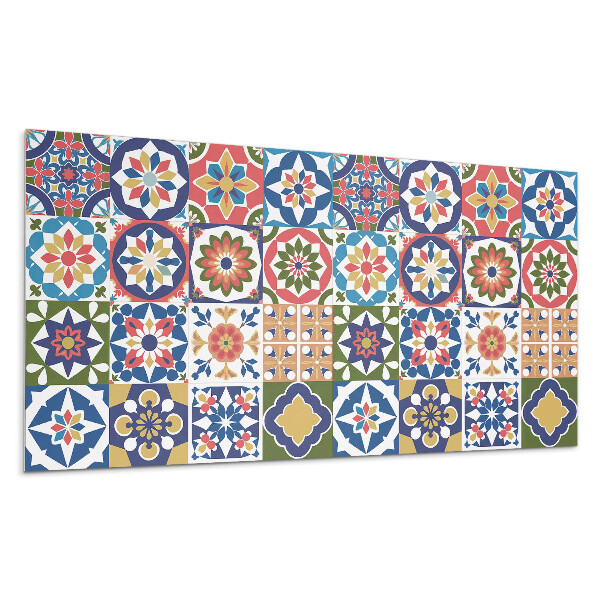 Dekorpanel falra Mozaikminták négyzetekben