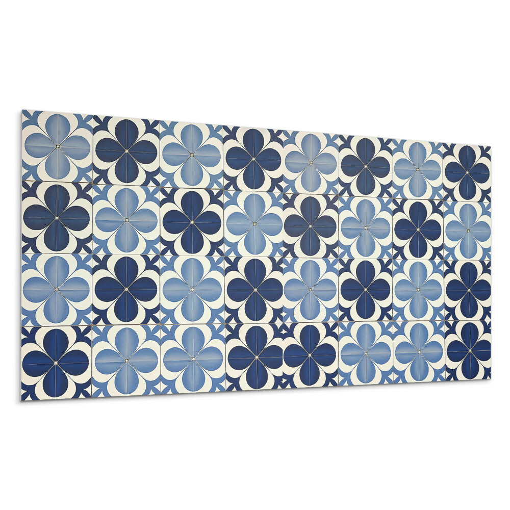 Öntapadó falburkolat Geometrikus virágmintás