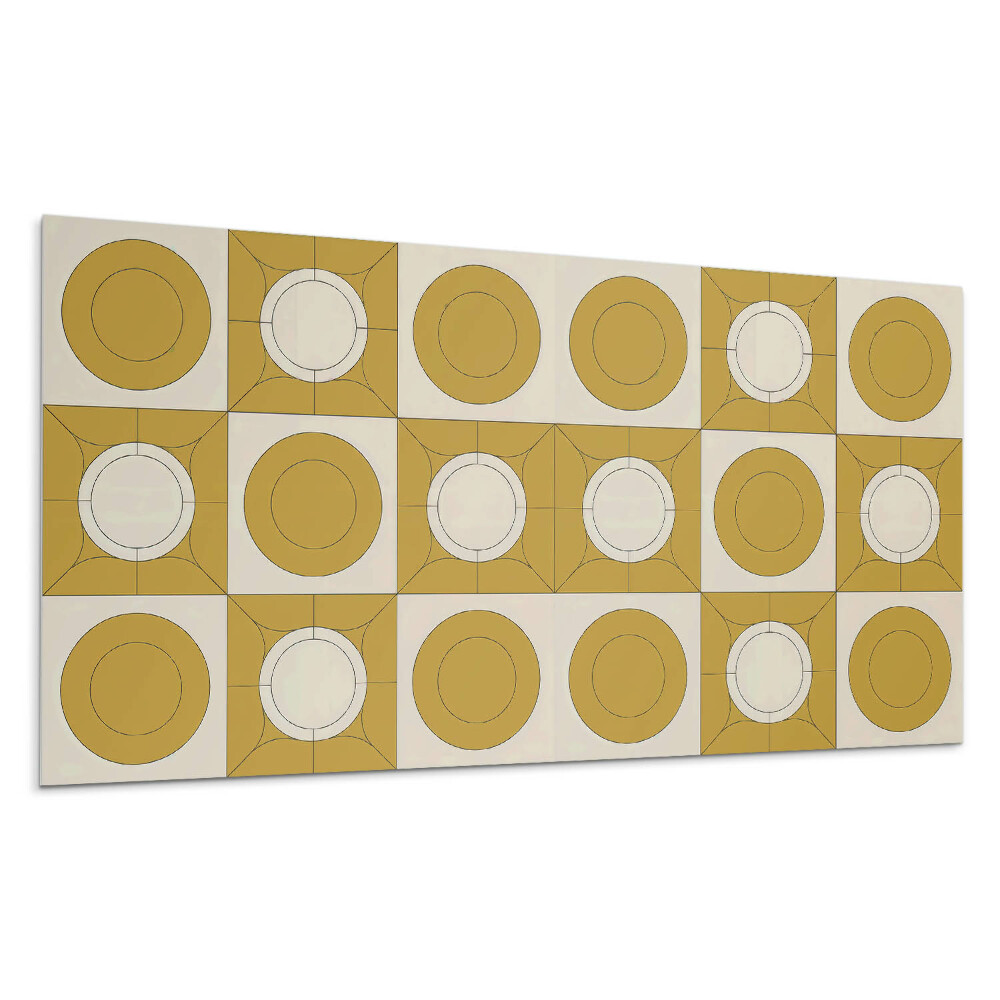 Pvc falpanel Geometrikus minta körökkel