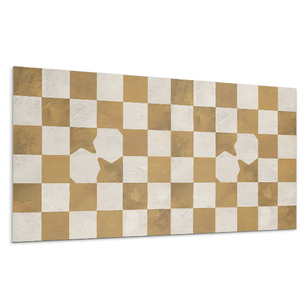 Dekorpanel falra Absztrakt sakktábla minta