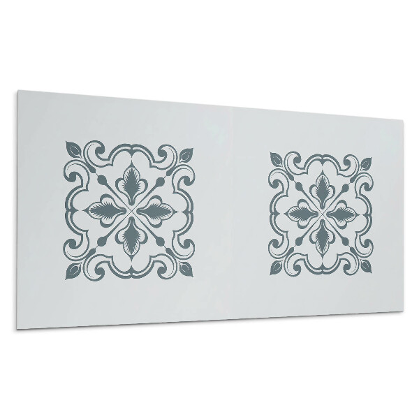 Falpanel Növényi minta díszekkel