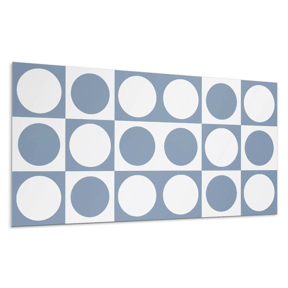 Dekorpanel falra Geometriai körök egy rácsban