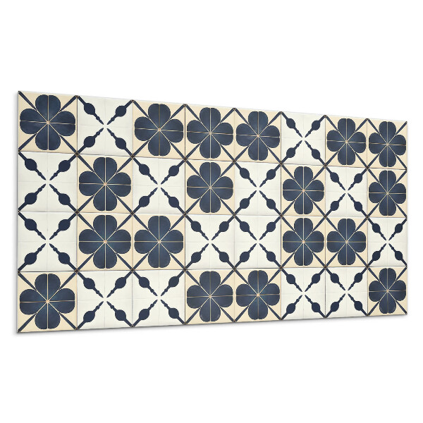 Dekorpanel falra Virágminta a háttérben