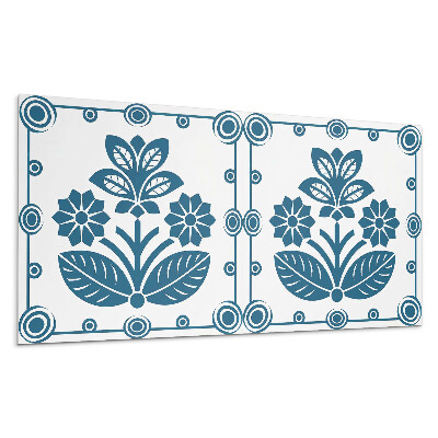 Dekorpanel falra Virágos dekoratív minta