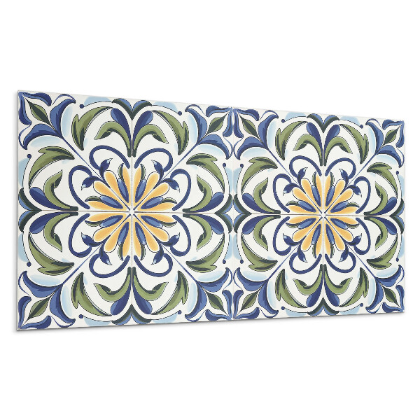 Dekorpanel falra Növényminta virágokkal