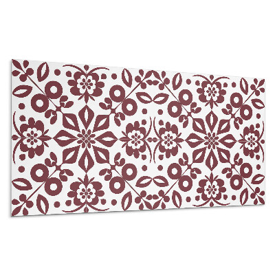 Öntapadó falburkolat Virágminta levelekkel