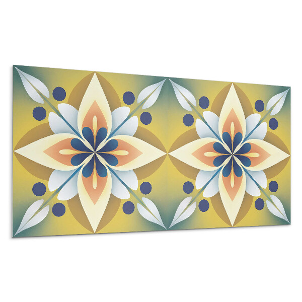 Falpanel Virágmintás mandala