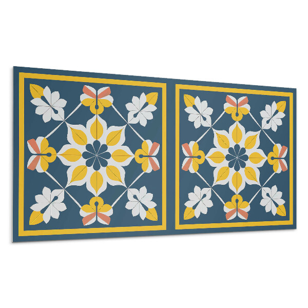 Pvc falpanel Virágminta szimmetriában