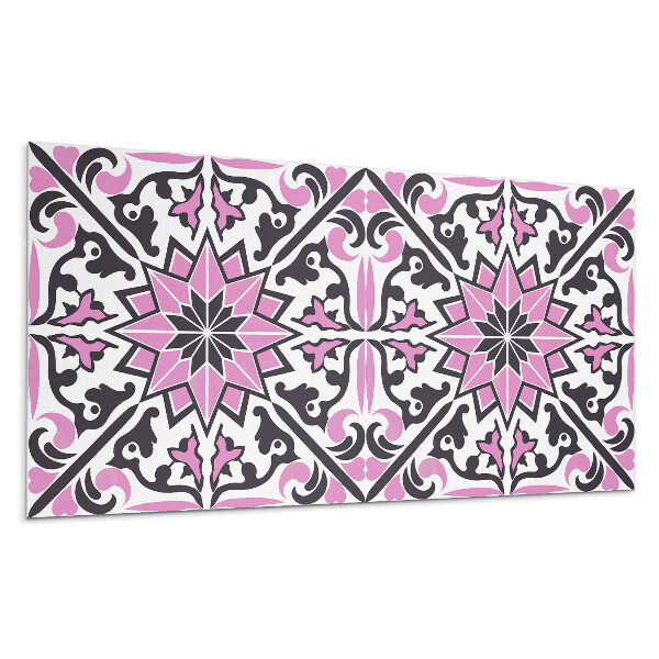 Pvc falpanel Virágminta díszekkel