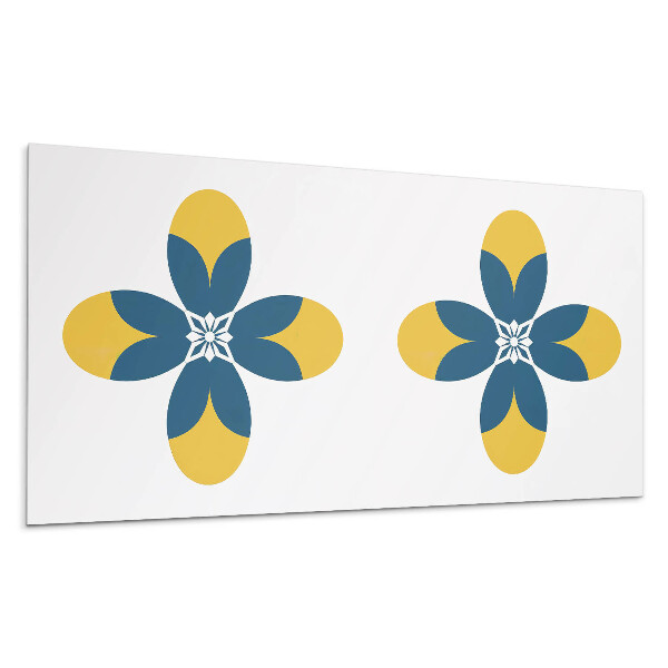 Pvc falpanel Szimmetrikus virágmintás