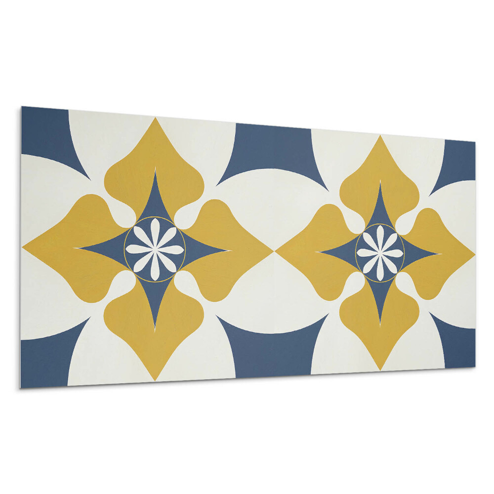 Öntapadó falburkolat Virágminta szimmetriával