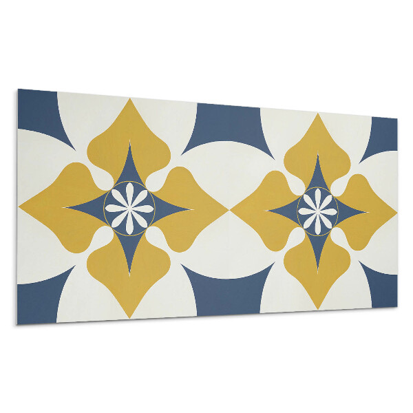 Öntapadó falburkolat Virágminta szimmetriával