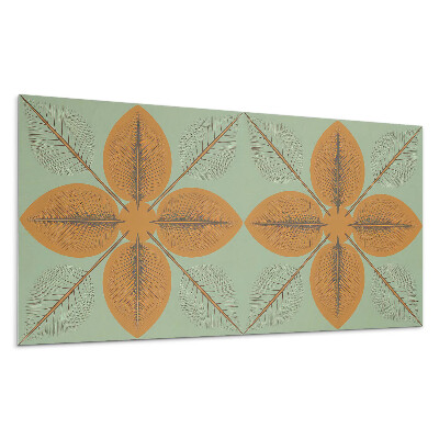 Öntapadó falburkolat Levelek szimmetrikus mintázatban