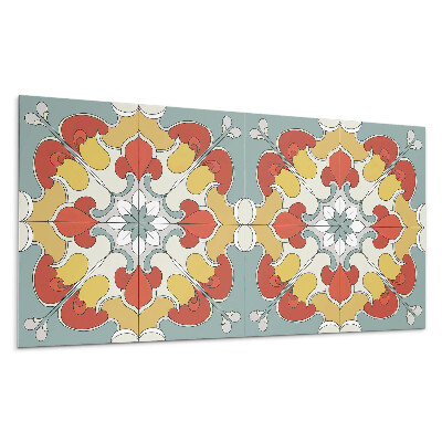 Dekorpanel falra Virágmintás mandala