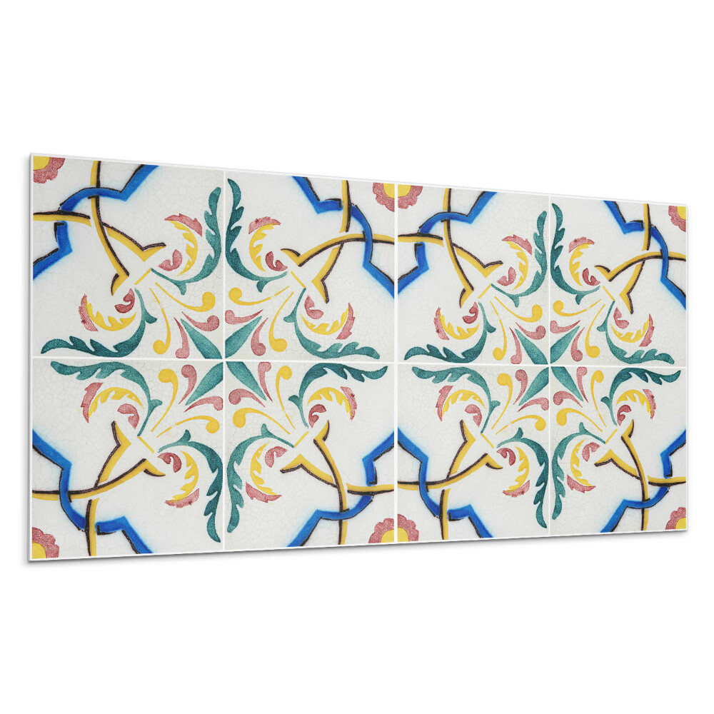 Öntapadó falburkolat Növényi minta díszekkel