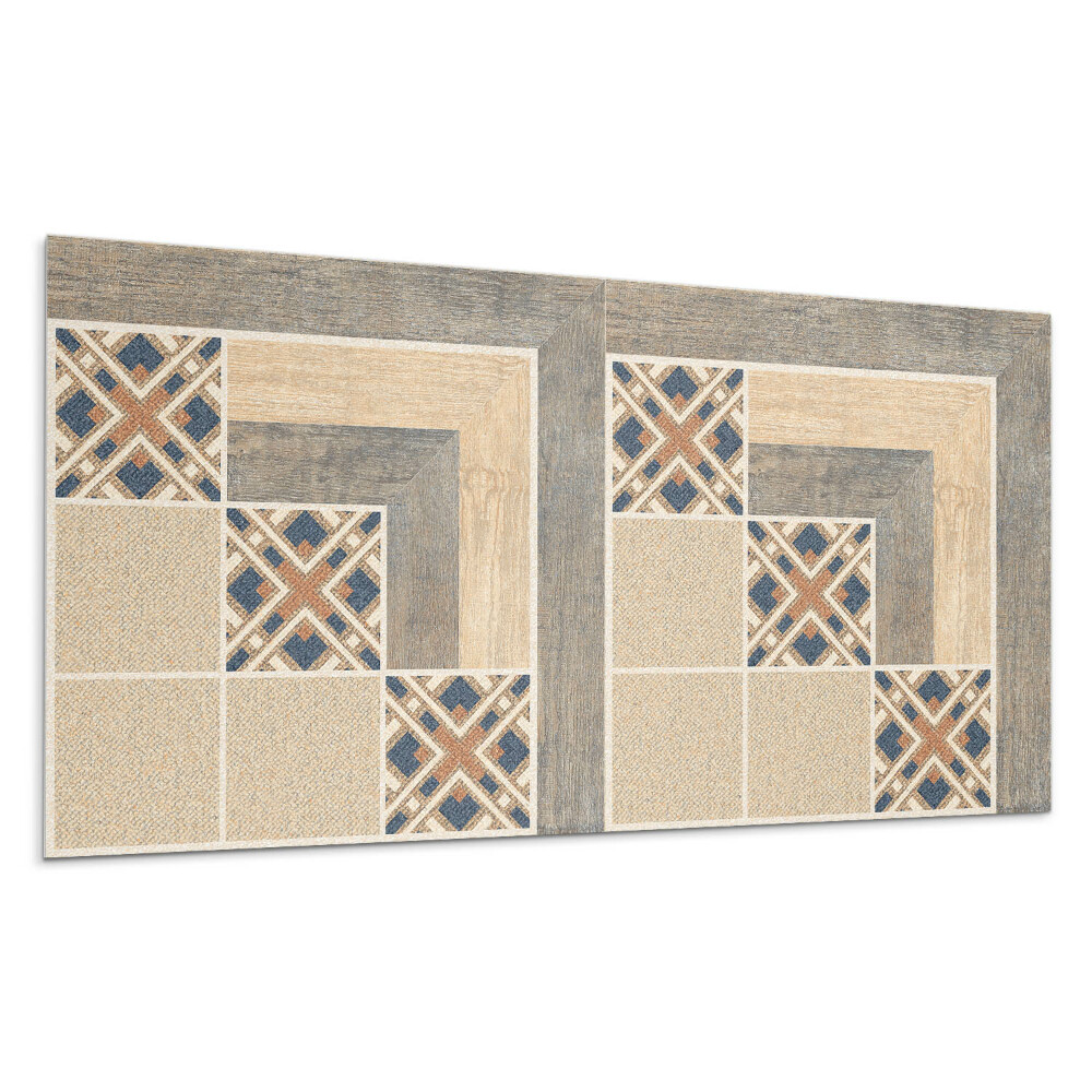 Dekorpanel falra Geometriai minták a csempéken