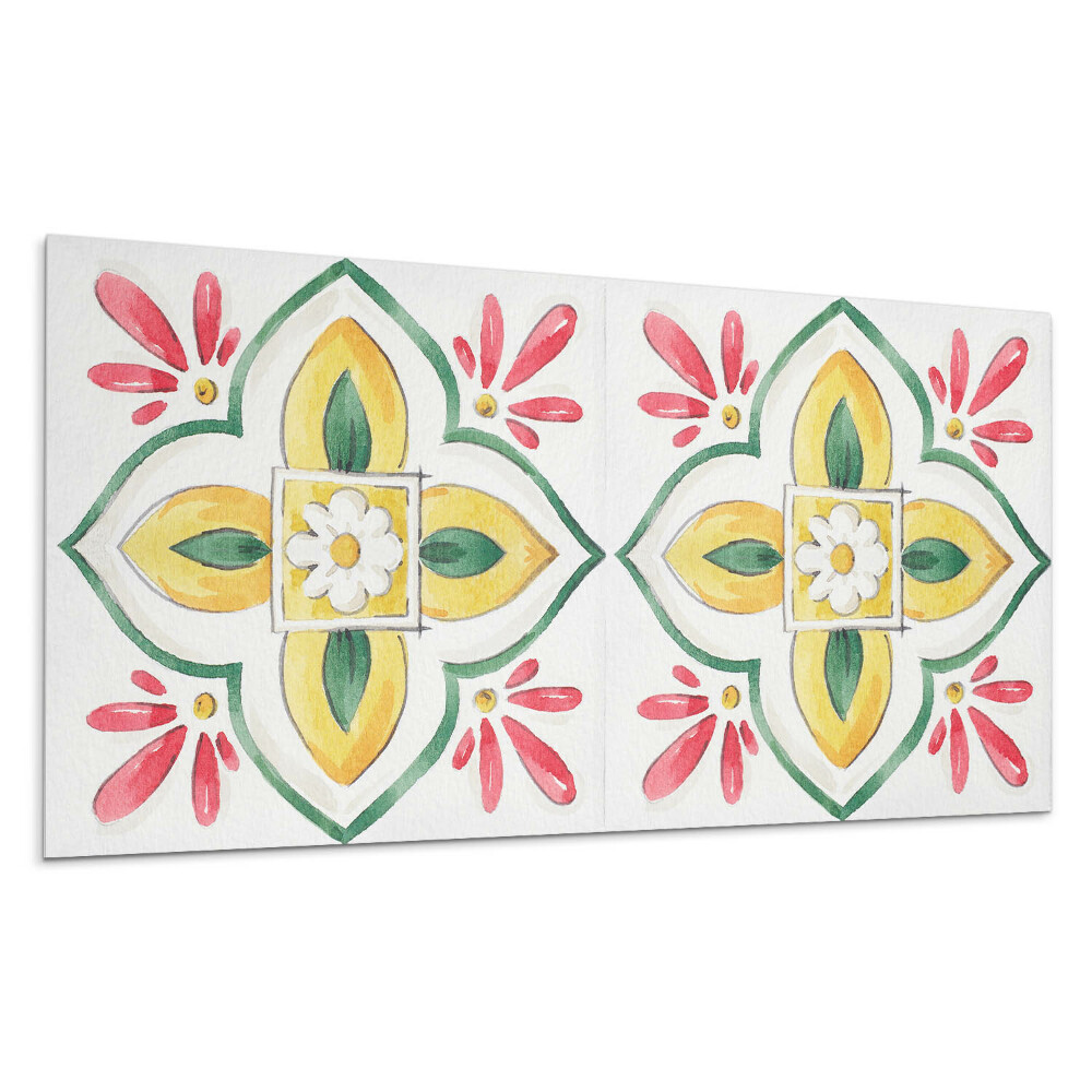 Öntapadó falburkolat Virágminta keretben