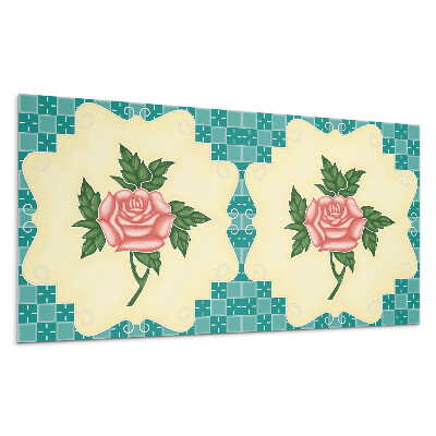 Öntapadó falburkolat Rózsa virágkötészet