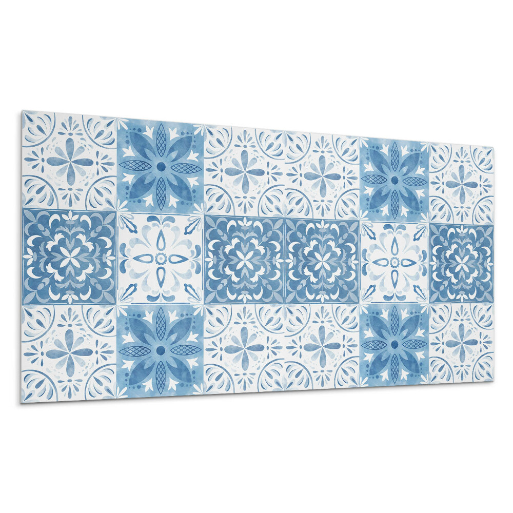 Dekorpanel falra Virágmintás csempékben