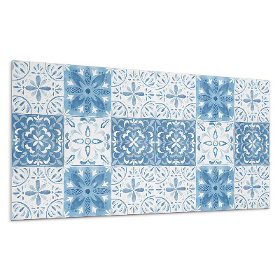 Dekorpanel falra Virágmintás csempékben