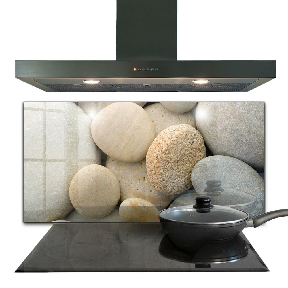 Konyhai panel Kavicsok és kövek mintázata