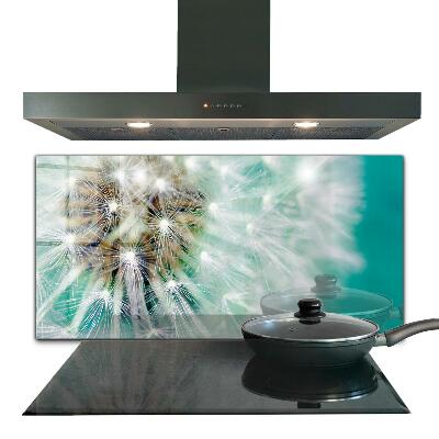 Konyhai hátfal panel Puffanó dandelion virágok