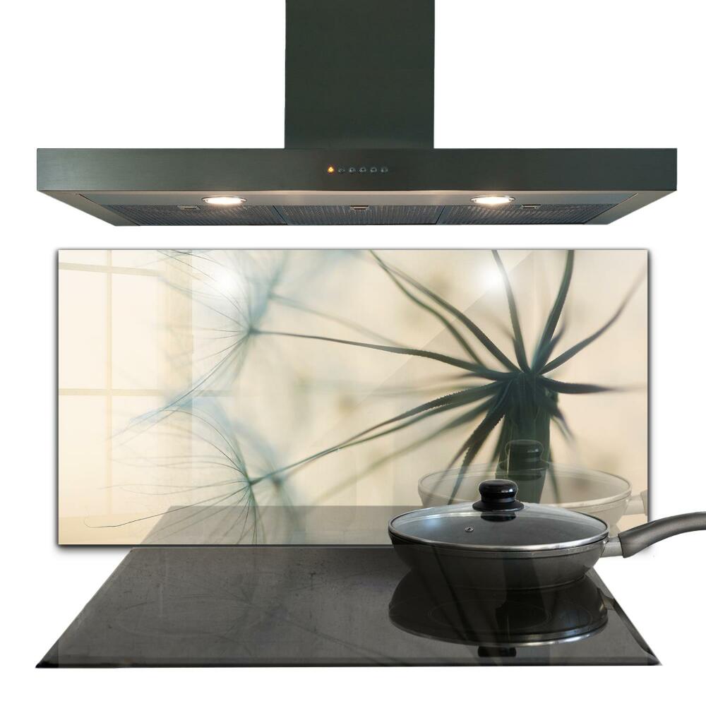 Konyhai fali panel Dandelion seeds pattern