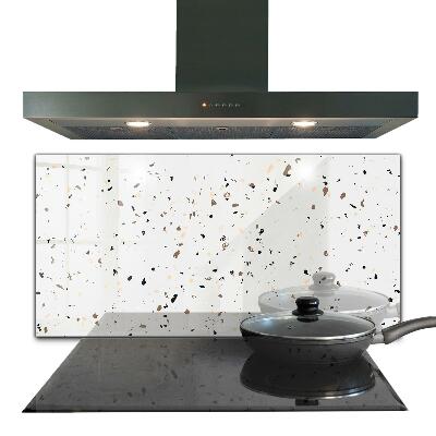 Konyhai hátfal panel Terrazzo mintázatú üvegpanel